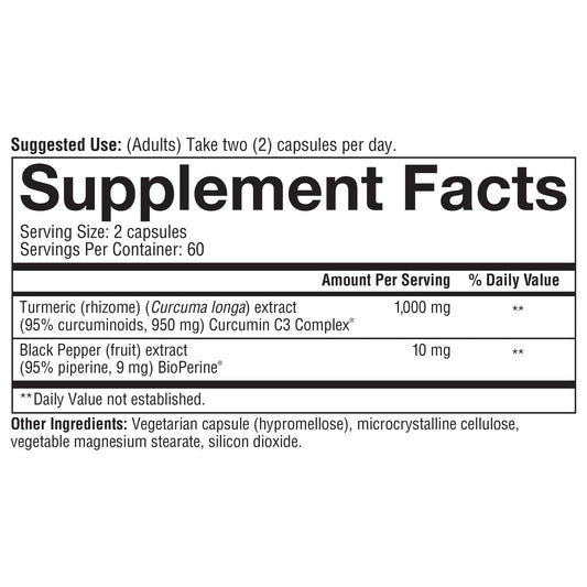 Capsulas Youtheory cúrcuma close-up, fáciles de tragar para uso diario