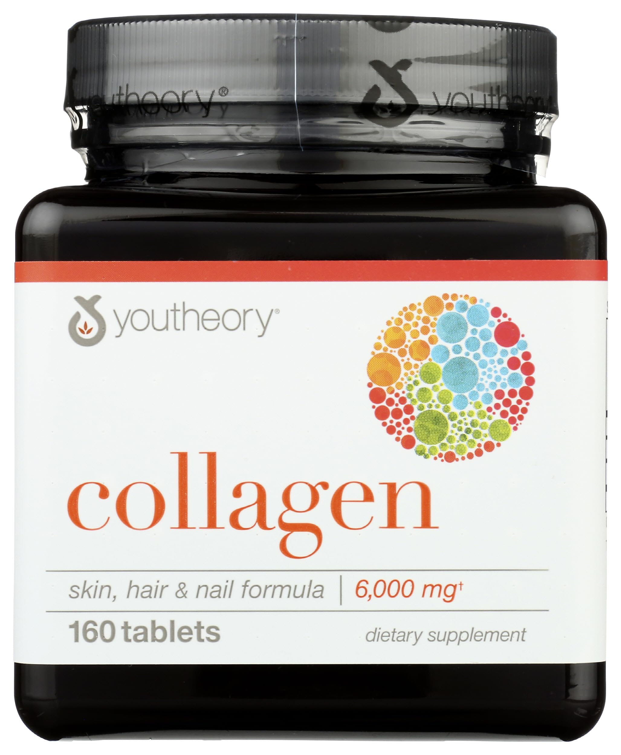 Youtheory etiqueta nutricional enfocada para comprobar ingredientes