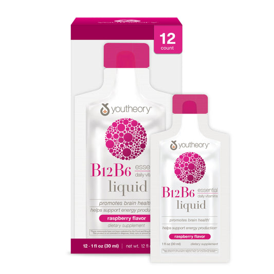 Youtheory empaque frontal con sobres visibles beneficio portable