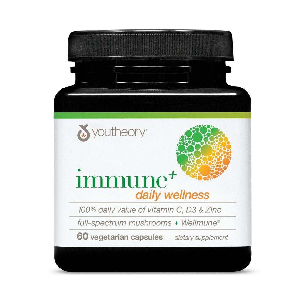Youtheory envase frontal mostrando nombre y beneficios