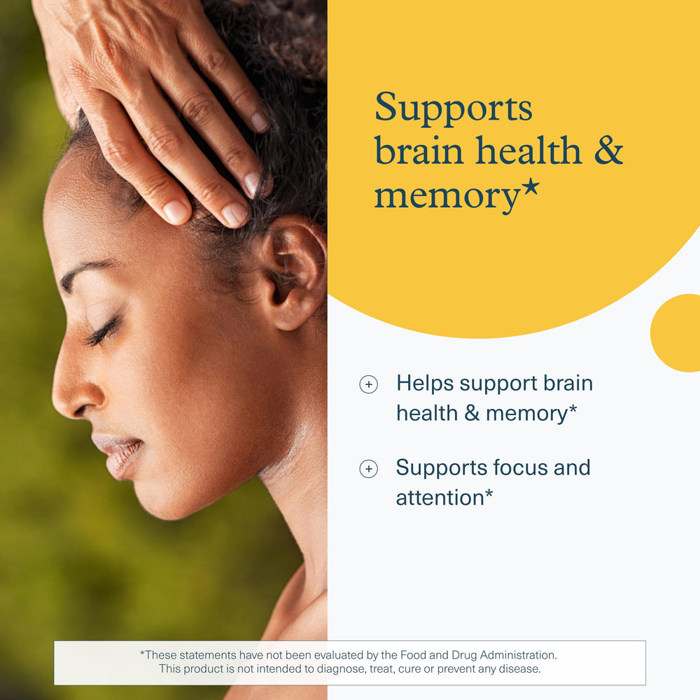 Youtheory Lion's Mane, detalle de capsulas: dosis diaria conveniente.