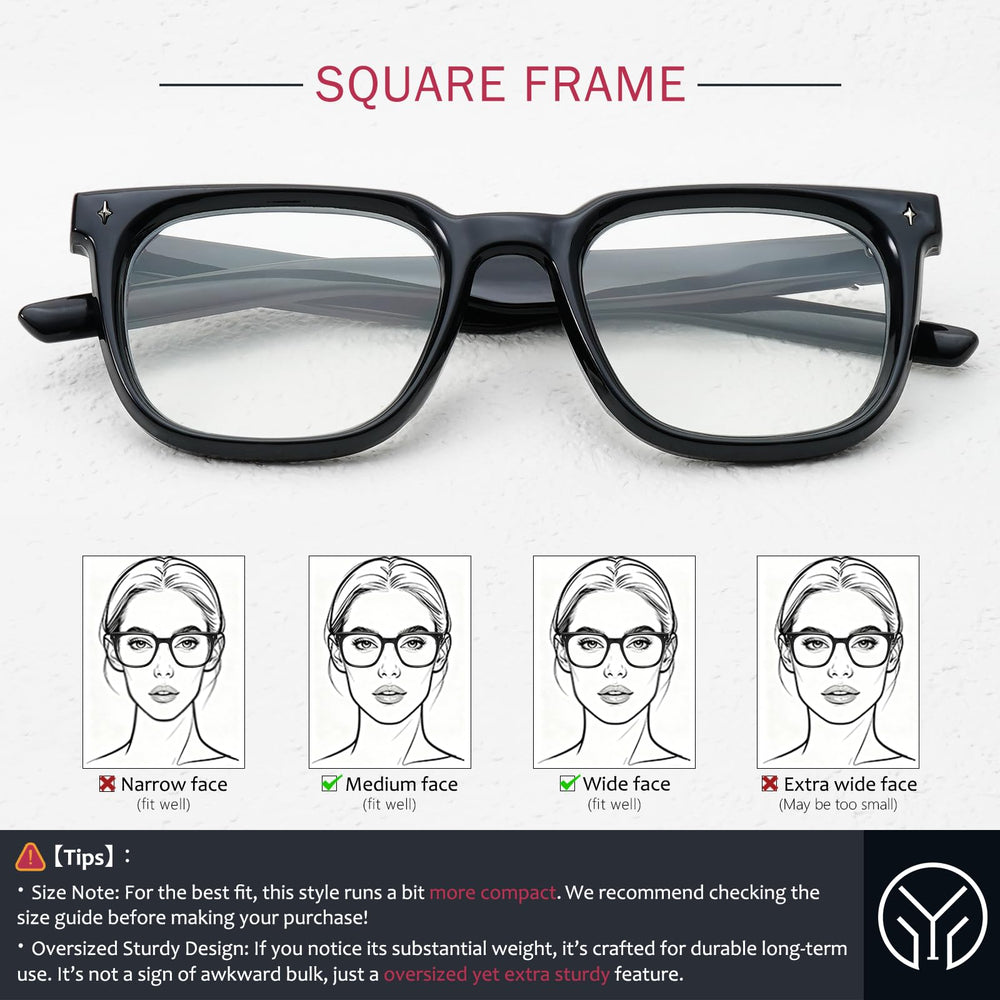 YouthMall gafas en uso por mujer en café como accesorio de moda