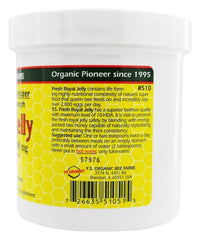 Etiqueta YS Royal Jelly/Honey Bee con información clara y origen orgánico