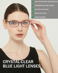 YTDBNS perfil de mujer usando gafas al aire libre, look versátil