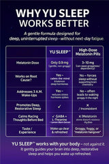 ALL SLIMMING HERBS YuSleep etiqueta con lista de ingredientes y beneficios