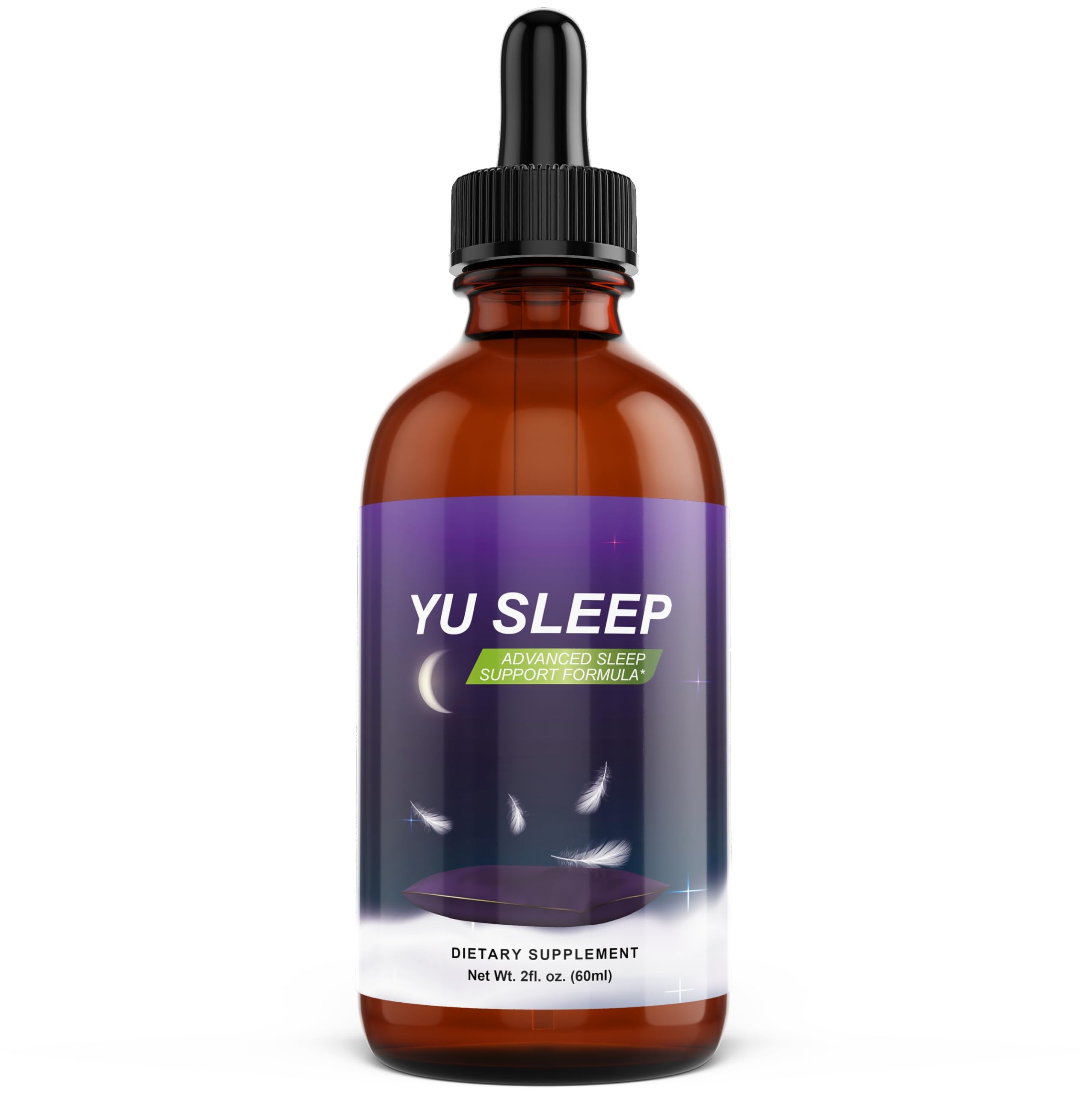 ALL SLIMMING HERBS YuSleep botella frontal mostrando diseño y tamaño