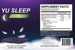 ALL SLIMMING HERBS YuSleep toma nocturna mostrando facilidad de dosificación