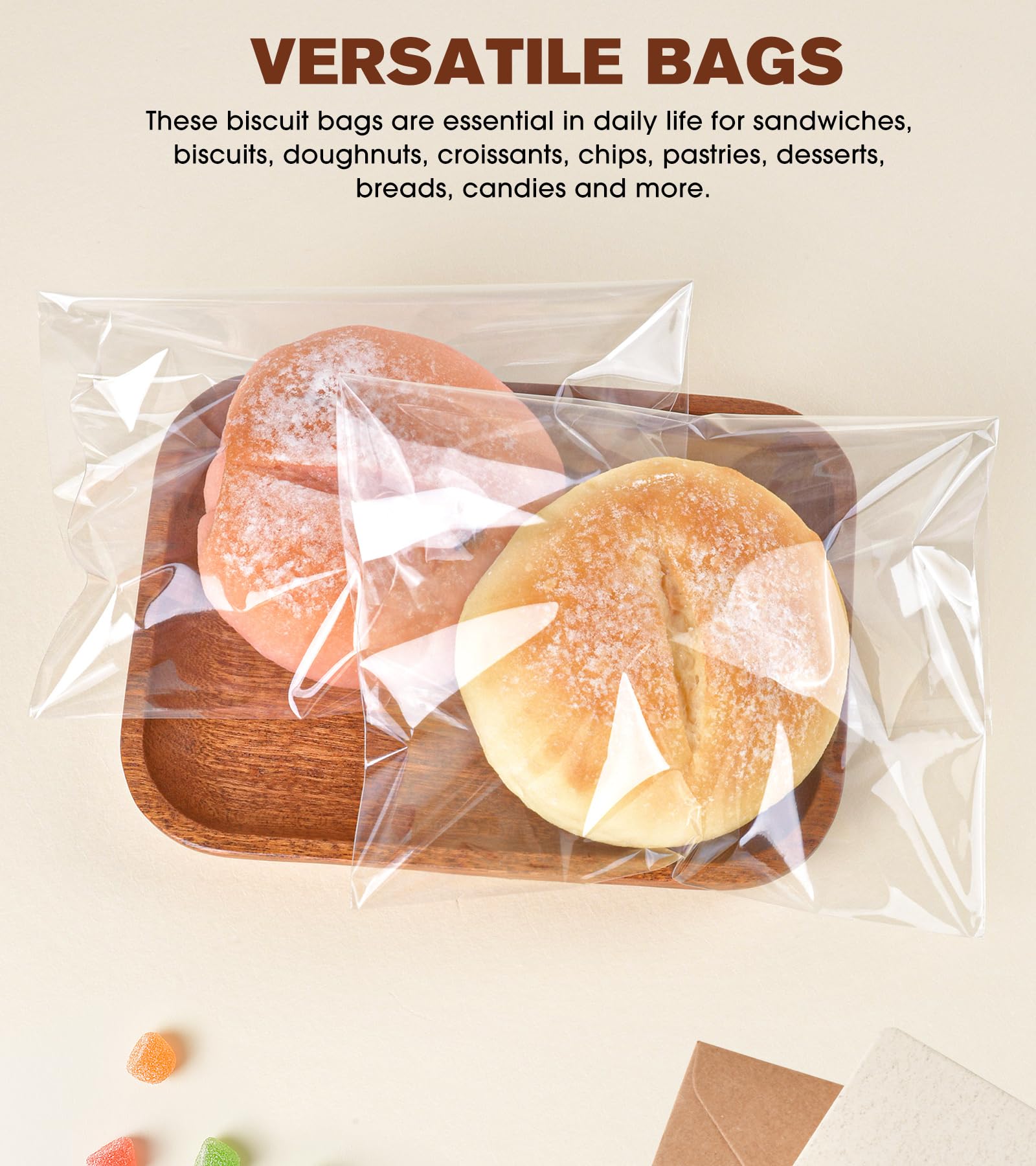 Yuiicaov bolsas en mesa de fiesta, presentación atractiva para eventos