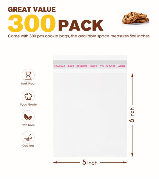 Yuiicaov bolsa con galleta visible que destaca la claridad y protección