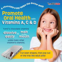 YUM-V'S blister protector en caja, beneficio frescura prolongada