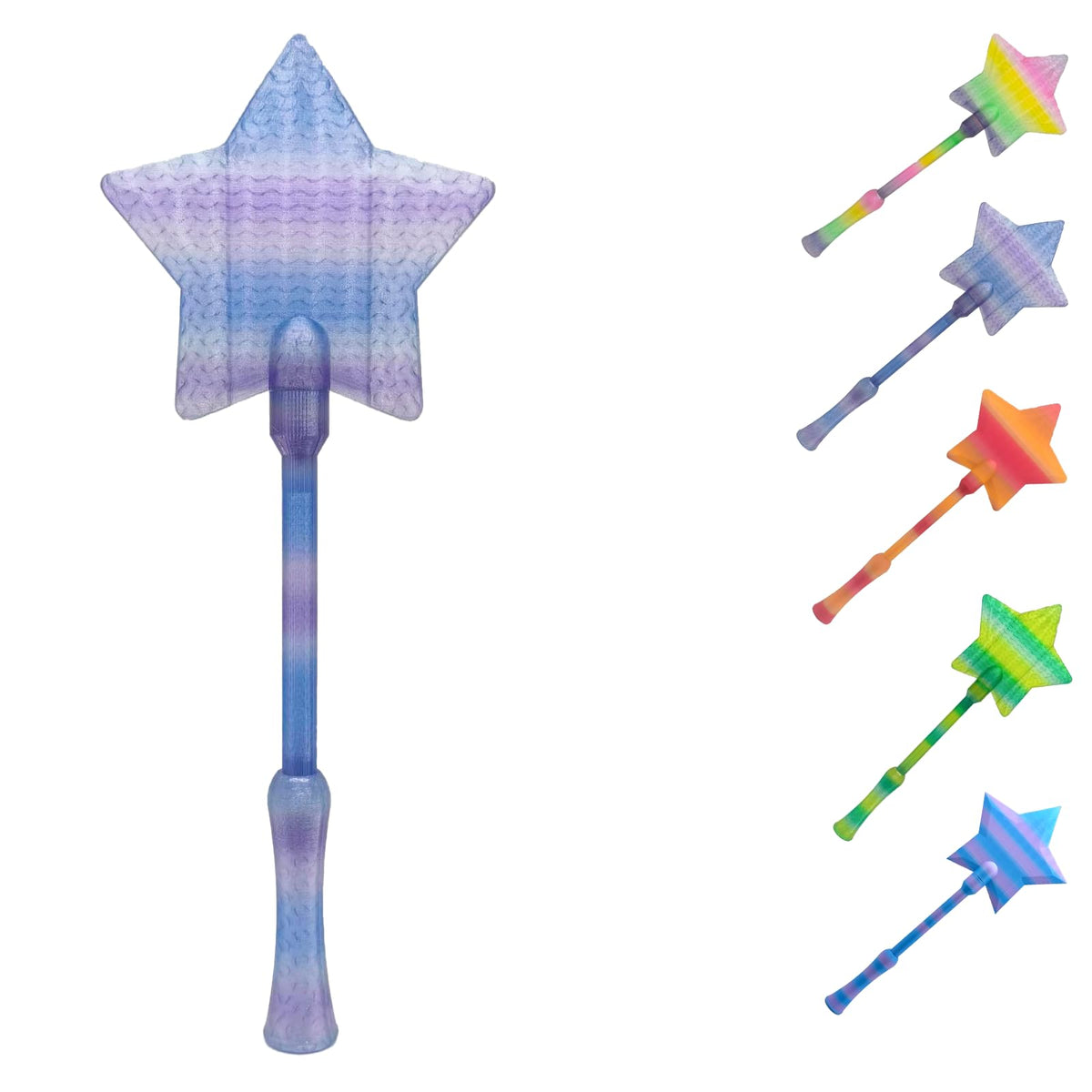 YWFHSZQ varita frontal mostrando diseño estrella y agarre ergonómico