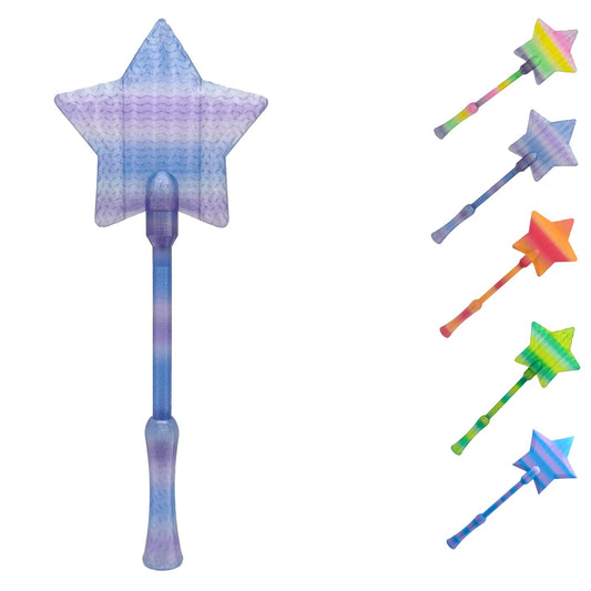 YWFHSZQ varita frontal mostrando diseño estrella y agarre ergonómico