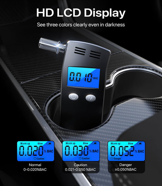 YYBCAN pantalla LCD azul con lectura clara para decisiones rápidas
