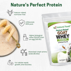 Z Natural Foods batido en vaso listo para beber y recuperación nutricional