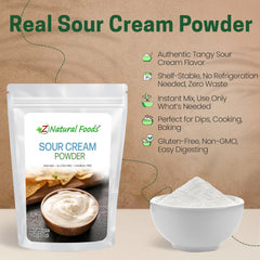 Z Natural Foods crema reconstituida en cuenco lista para servir