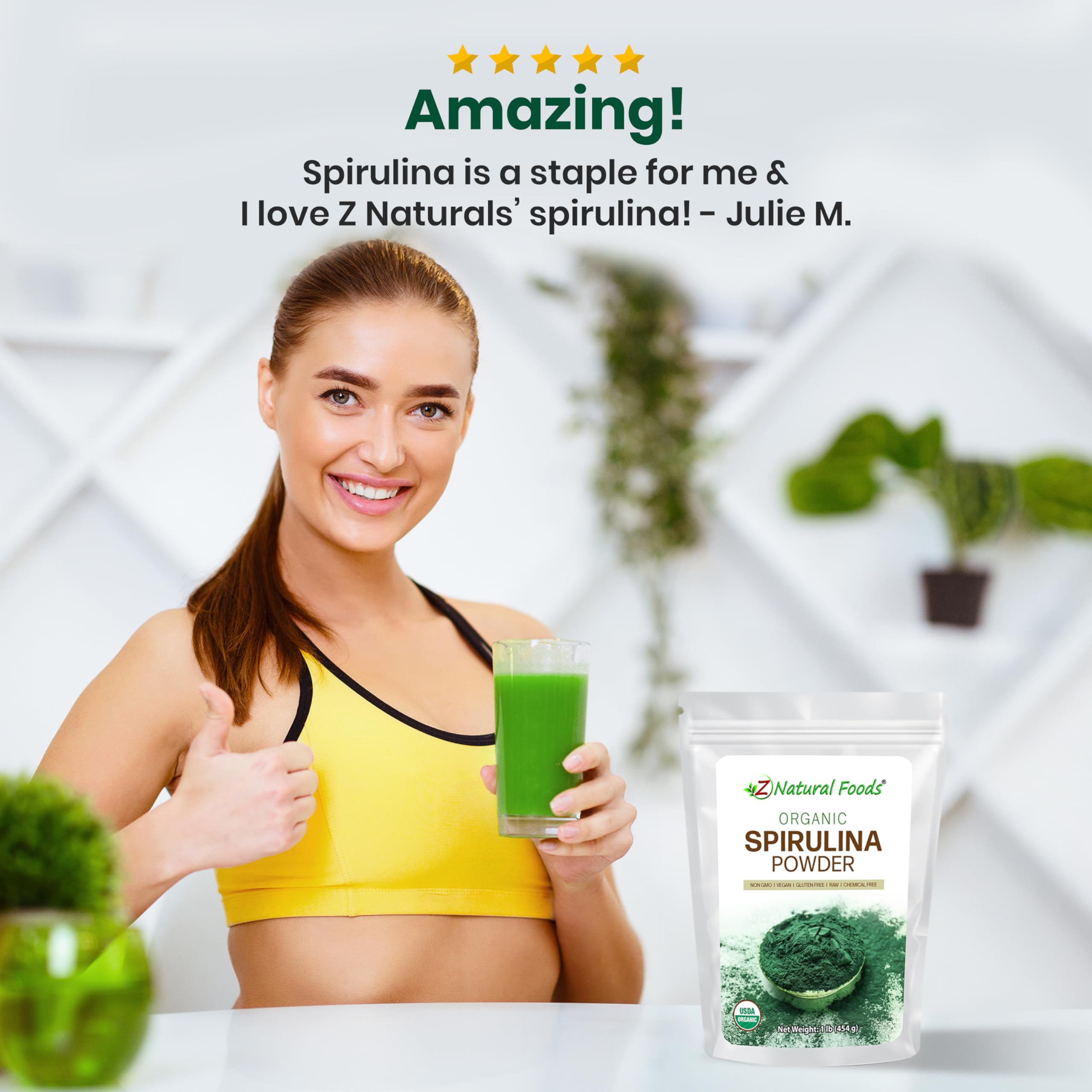 Z Natural Foods etiqueta orgánica y certificaciones que brindan confianza