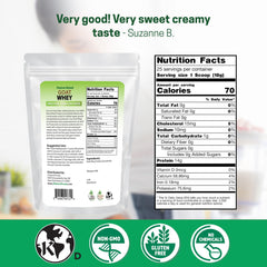 Z Natural Foods primer plano de textura del polvo, fácil disolución