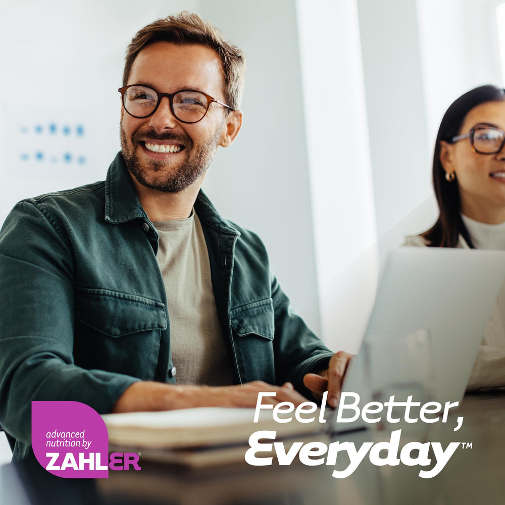 Zahler suplemento en contexto activo mostrando apoyo al estilo de vida