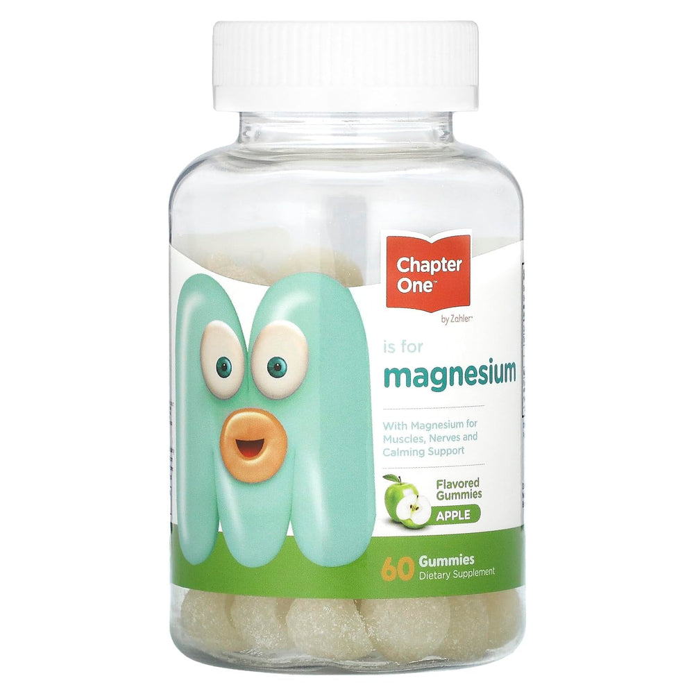 Zahler frasco frontal del producto mostrando etiqueta y 60 gominolas, facilita identificación