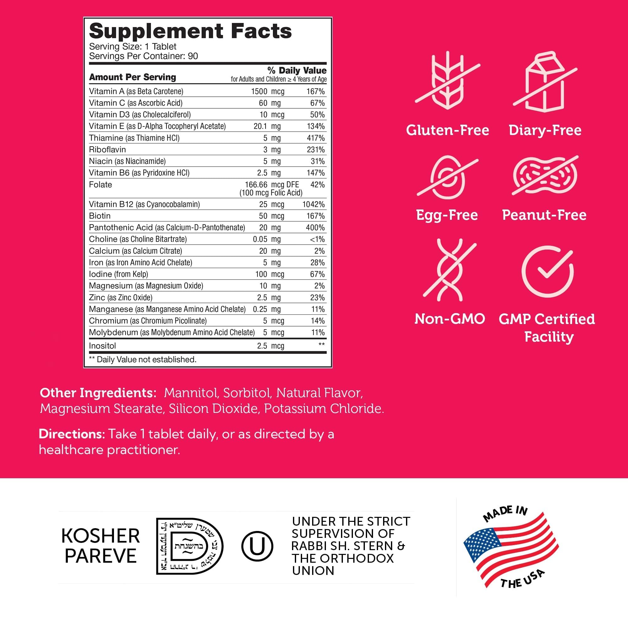 Zahler etiqueta con lista de ingredientes y certificaciones visibles