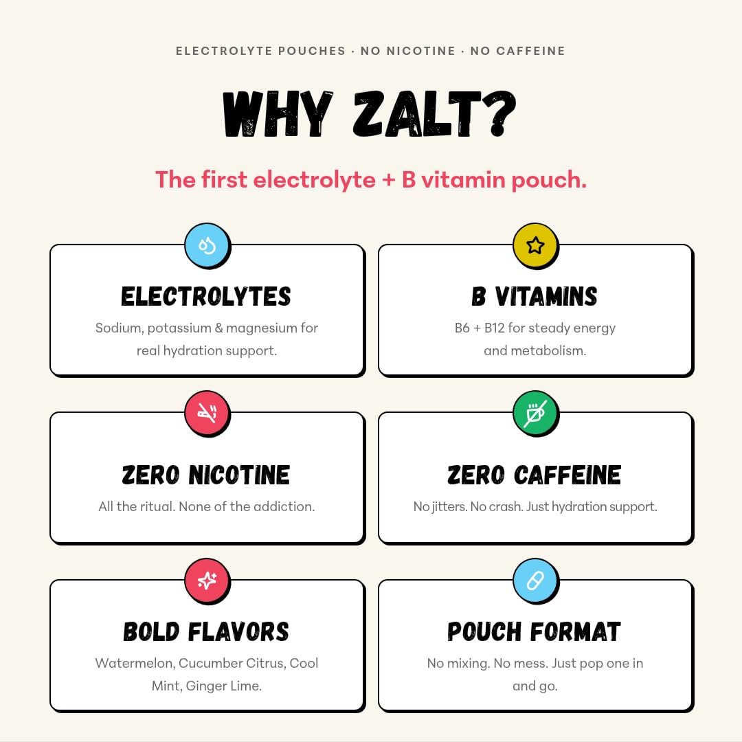 ZALT pouch en mano demostrando tamaño pocket y conveniencia