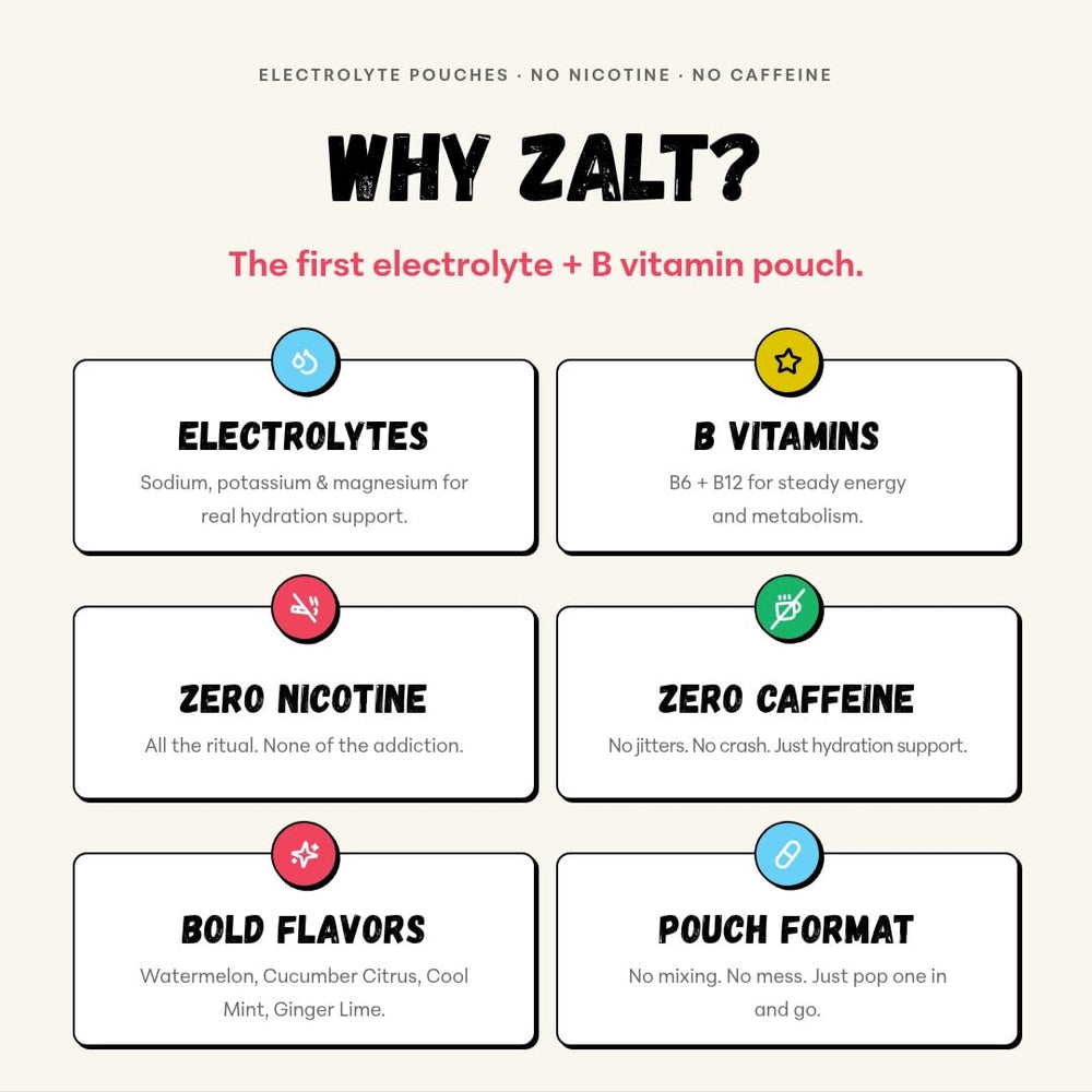 ZALT pouch en mano demostrando tamaño pocket y conveniencia