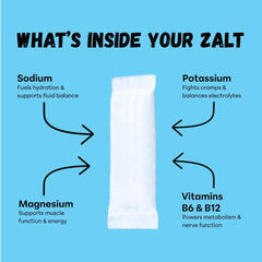 ZALT pouch en el labio mostrando uso manos-libres beneficioso