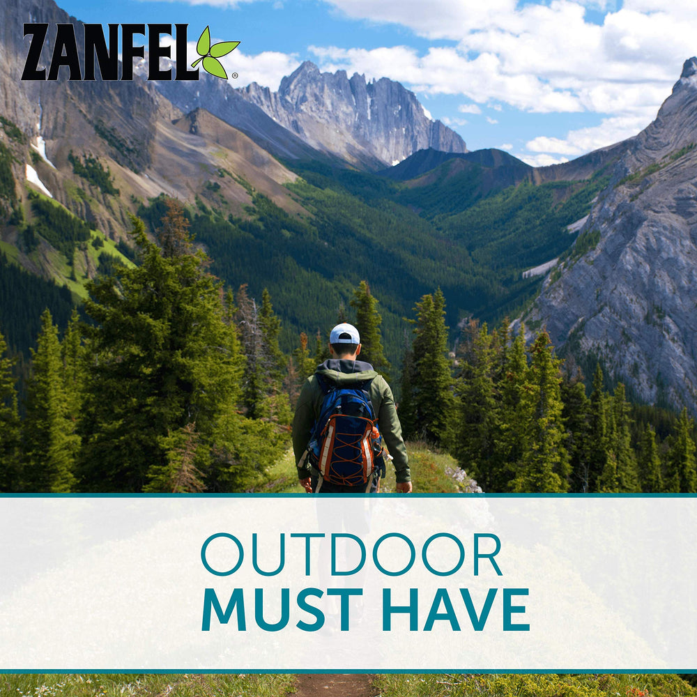 Zanfel etiqueta legible con instrucciones y beneficios visibles