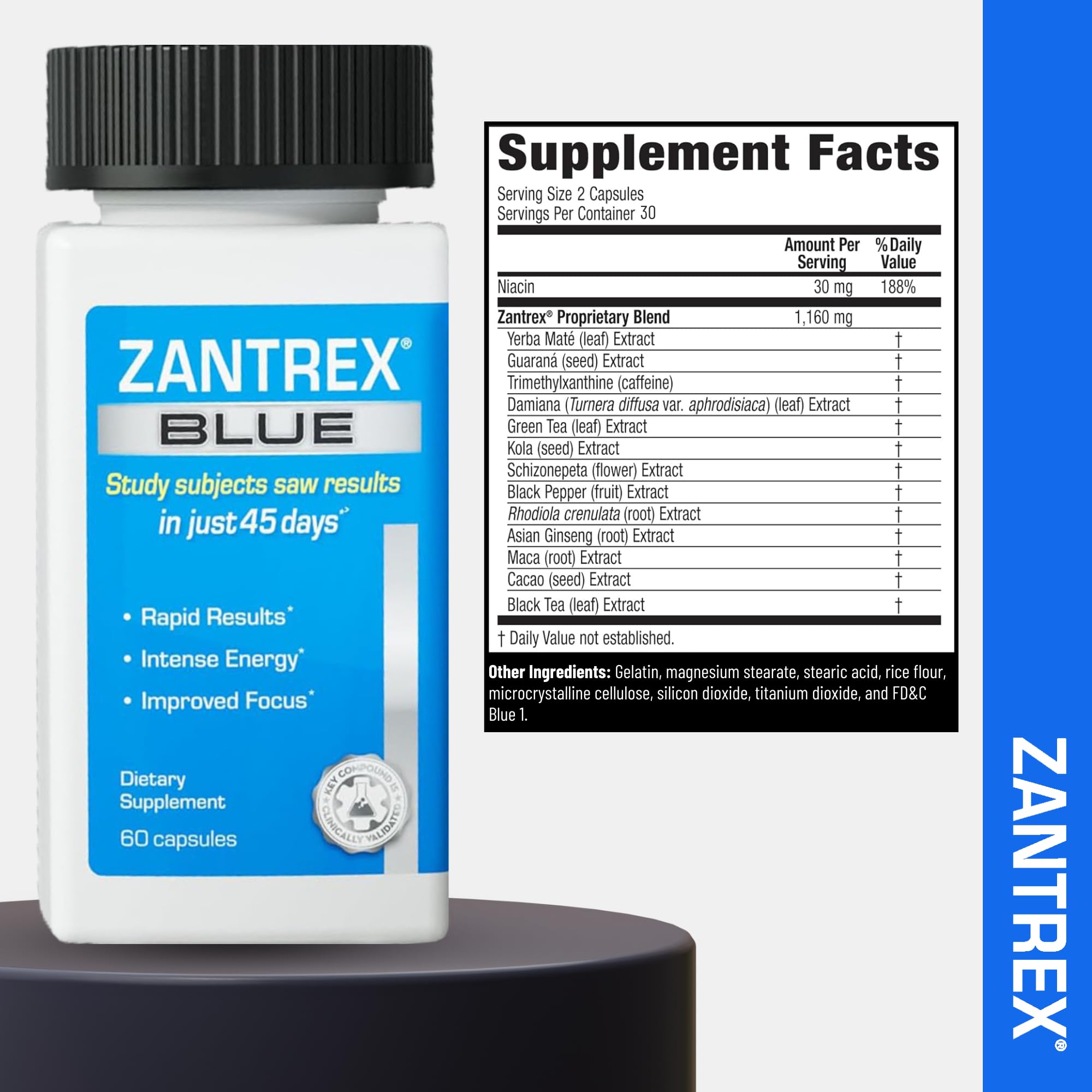 Zantrex caja en entorno lifestyle mostrando conveniencia diaria