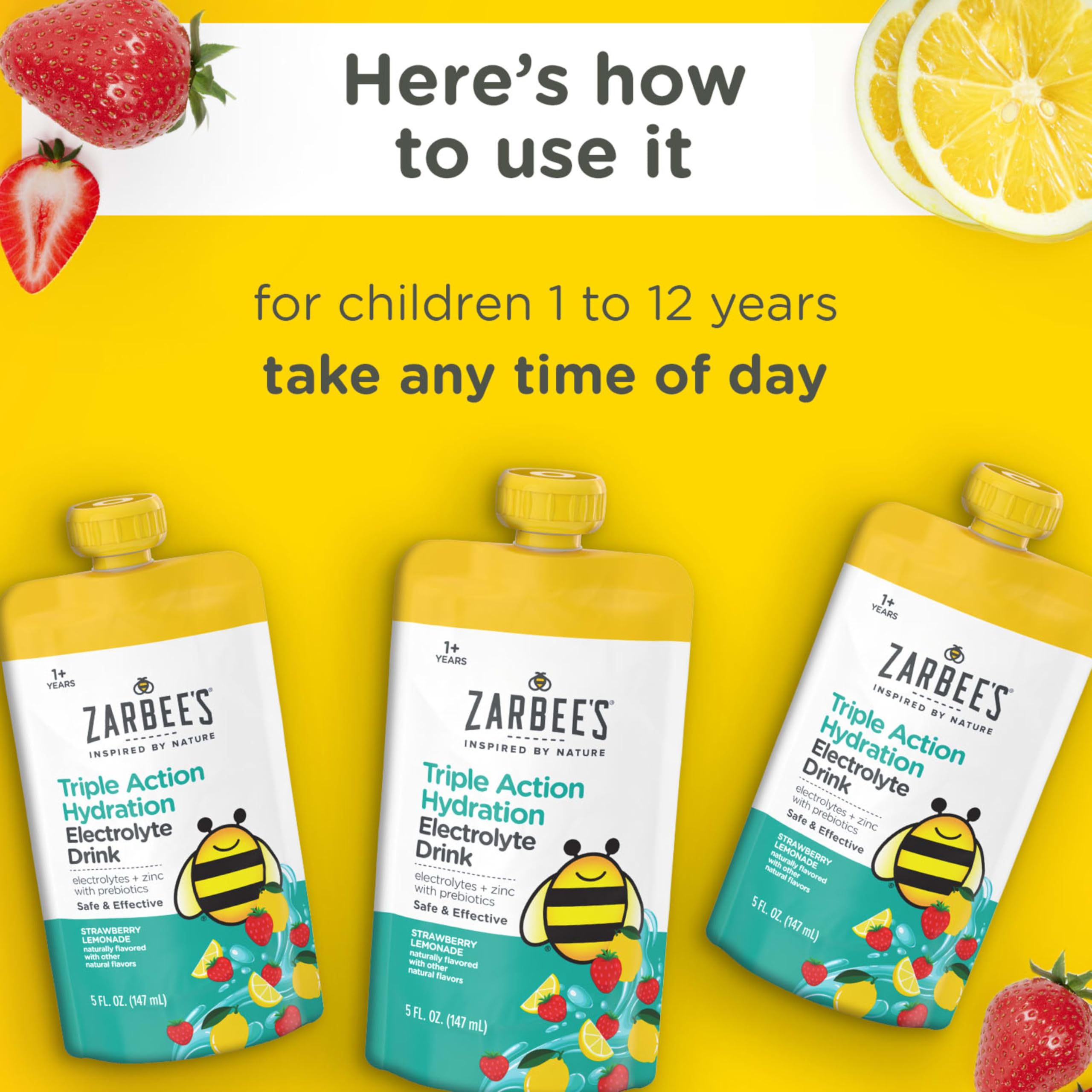 Zarbee's pouch junto a una mochila, tamaño ideal para llevar
