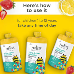 Zarbee's pouch junto a una mochila, tamaño ideal para llevar