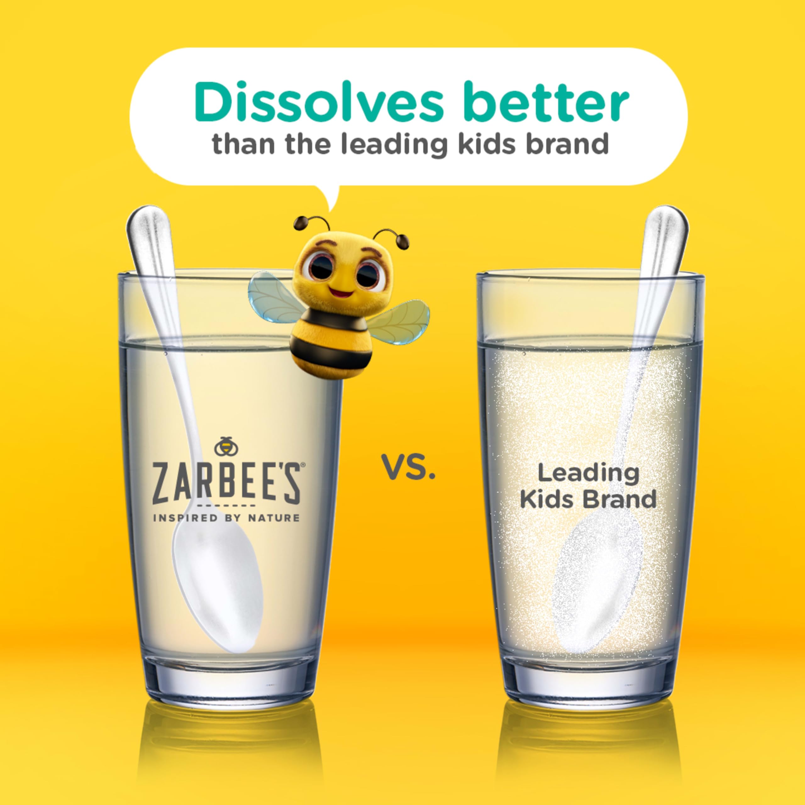 Zarbee's polvo añadido a yogur para aumentar fibra sin alterar sabor