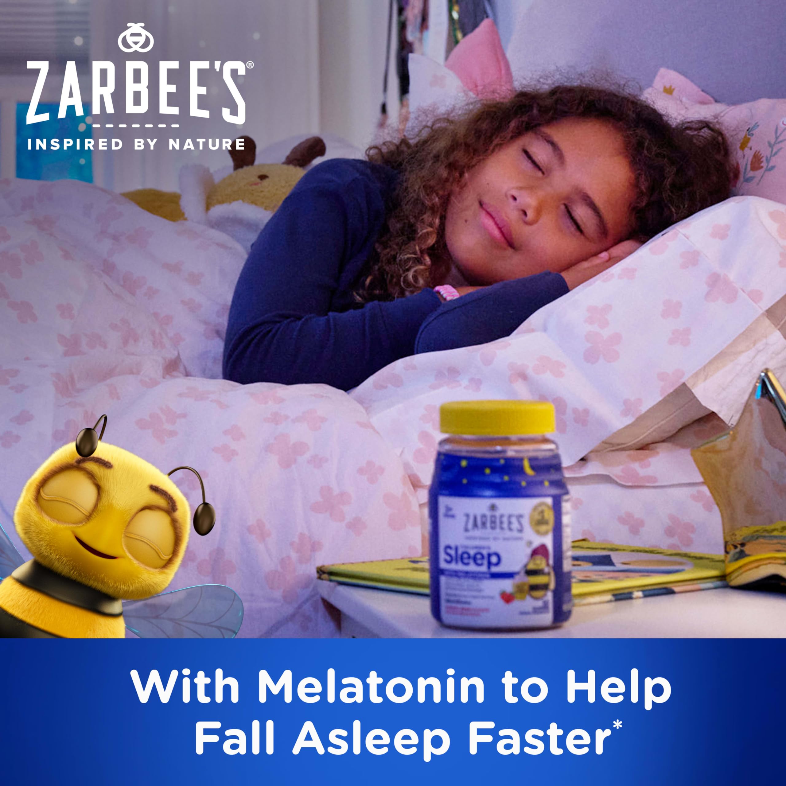 Zarbee's miel y fresas que ilustran ingredientes naturales y sabor