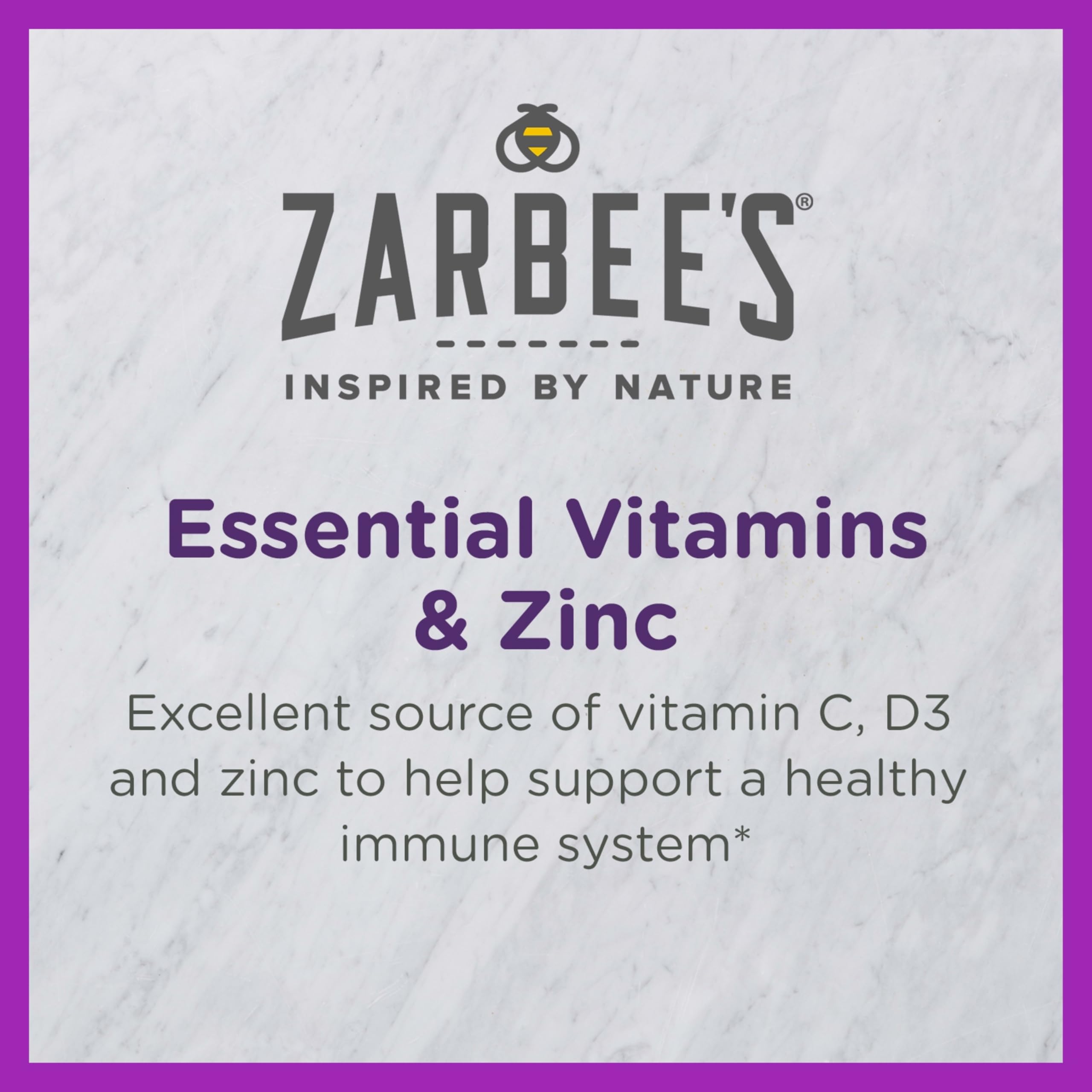 Zarbee's superficie de la tableta en detalle, evidencia de calidad y pureza