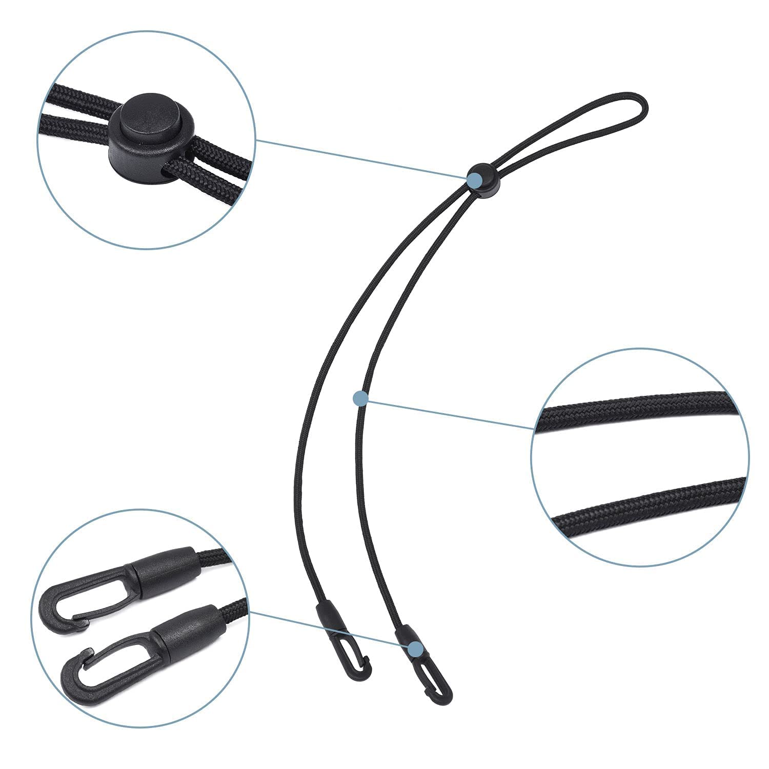 ZASIE clip de nailon en primer plano ofrece agarre seguro