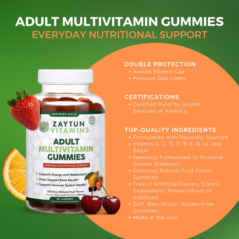 Zaytun Vitamins gomitas en mano indicando tamaño y facilidad de consumo