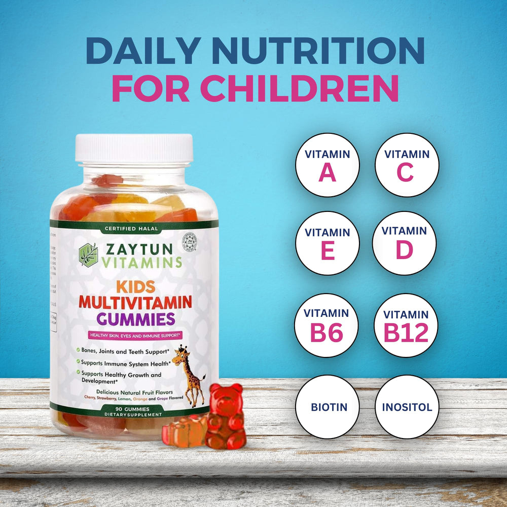 Zaytun Vitamins gomitas en plato listas para consumo familiar