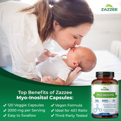 Zazzee cápsulas textura suave, aspecto vegetal y fácil de tragar