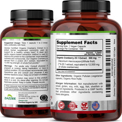 Zazzee sello USDA Organic en primer plano que respalda calidad certificada