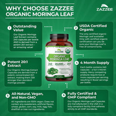Zazzee envase abierto con cápsulas para visualizar cantidad y conservación