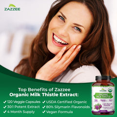 Zazzee etiqueta con sello USDA Organic para confianza de calidad
