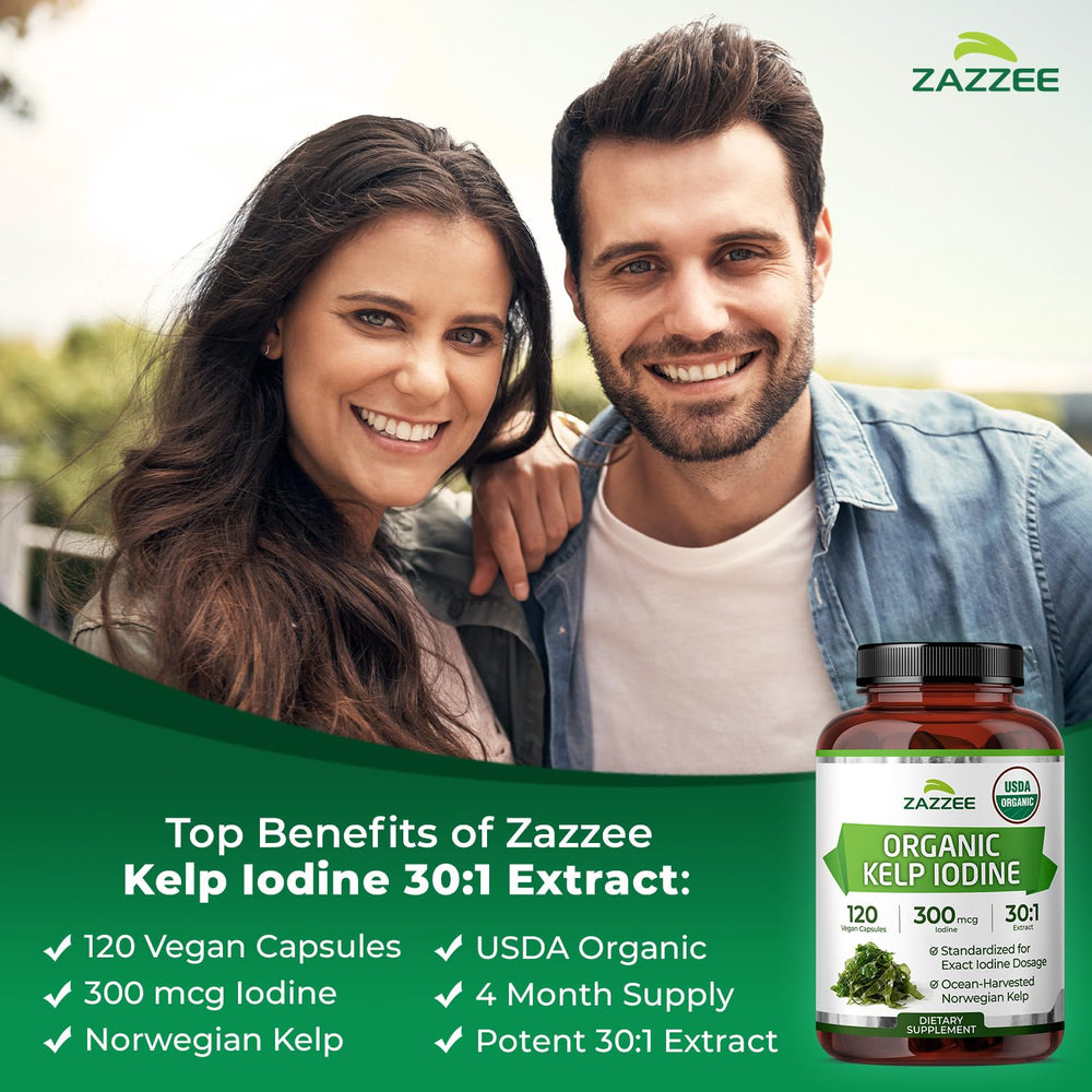 Zazzee etiqueta con sello USDA Organic certificando calidad orgánica
