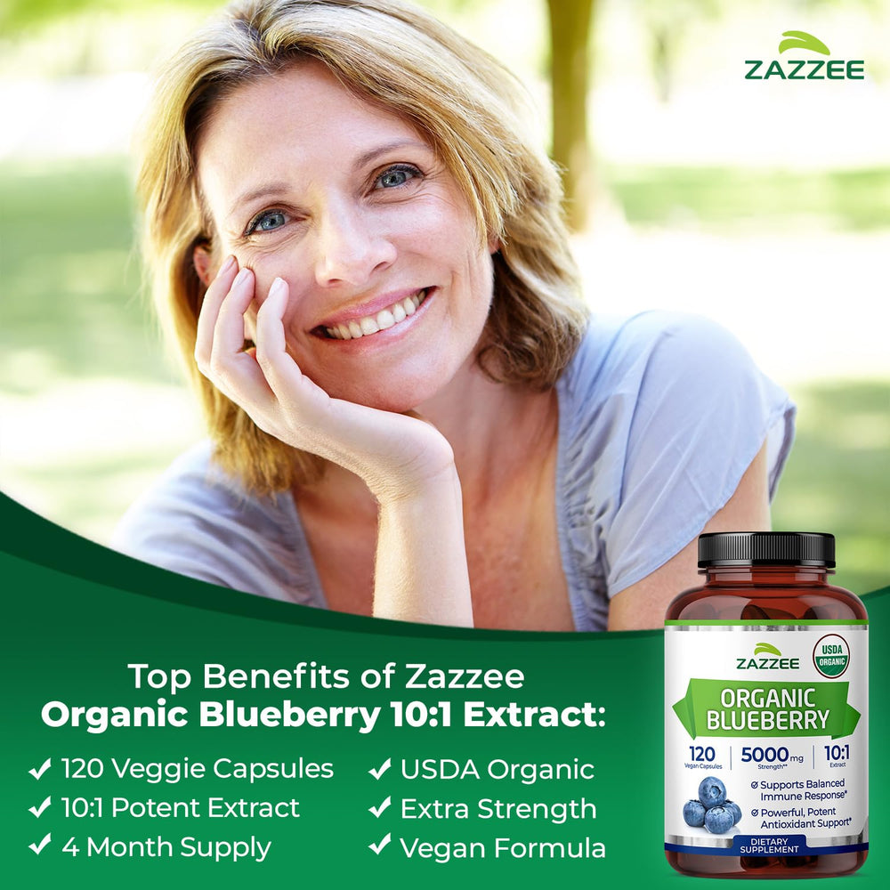 Zazzee etiqueta con sello USDA Organic y confianza en origen