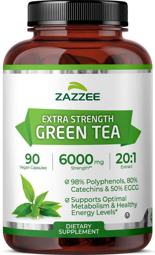 zazzee frasco delantero mostrando cápsulas veganas y beneficio de conveniencia