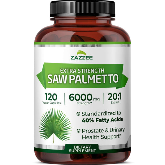 Zazzee frasco frente con diseño claro y capacidad para cuatro meses