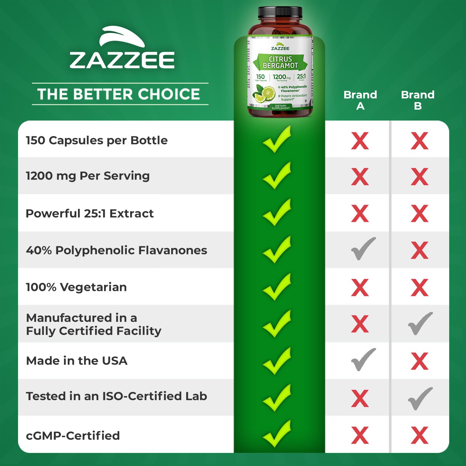 Zazzee packaging sobre fondo blanco para presentación comercial