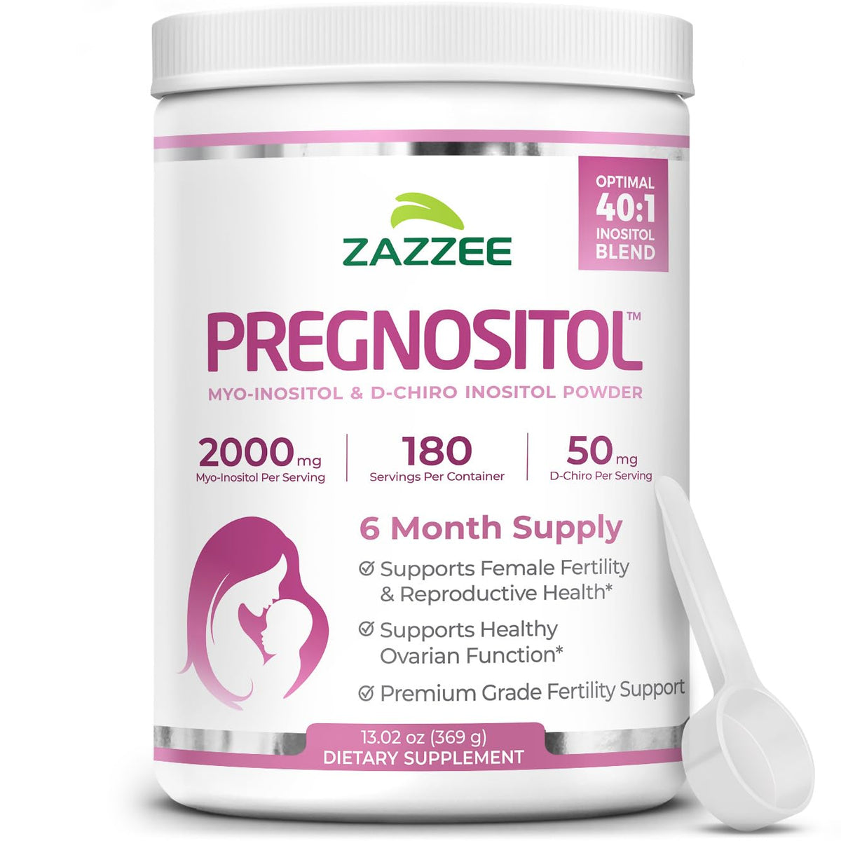 Zazzee envase frontal mostrando etiqueta clara y beneficios