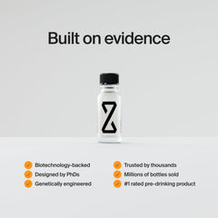 ZBiotics persona tomando antes de beber, beneficio de apoyo digestivo