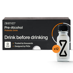 ZBiotics pack de 12 viales mostrando la presentación y conveniencia
