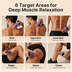 ZDEER lateral con luz roja encendida mostrando terapia térmica